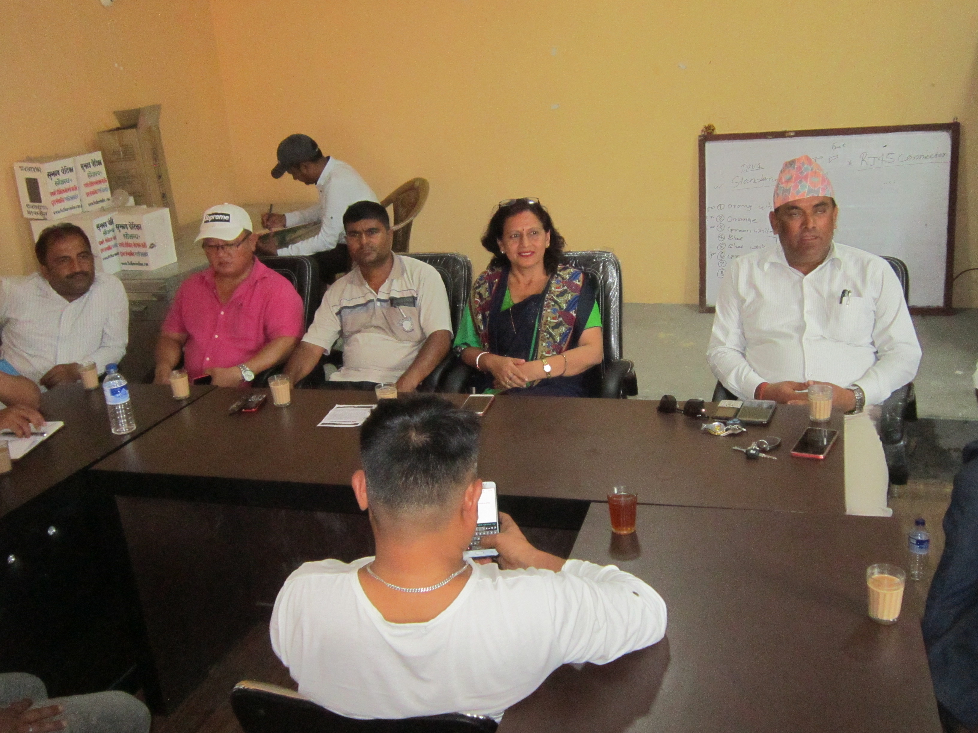 नगर क्षेत्रमा शान्ति सुव्यवस्थाका लागि सुरक्षा वैठक