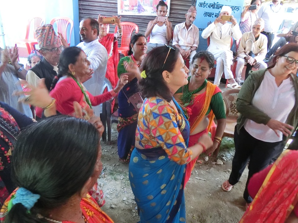 वडा नं ३ का महिलाको तीज कार्यक्रम