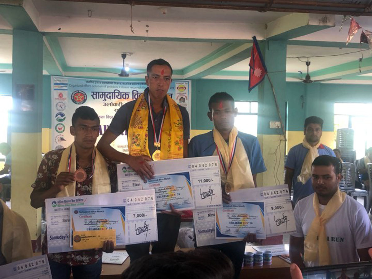 तेस्रो उर्लाबारी रनको उपाधि सुवास र निकीलाई
