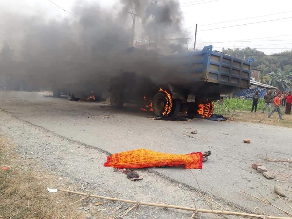 टिपरको ठक्करबाट बालकको मृत्यु