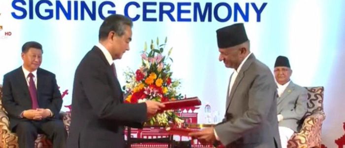 नेपाल र चीनबीच १७ वटा सम्झौतामा हस्ताक्षर