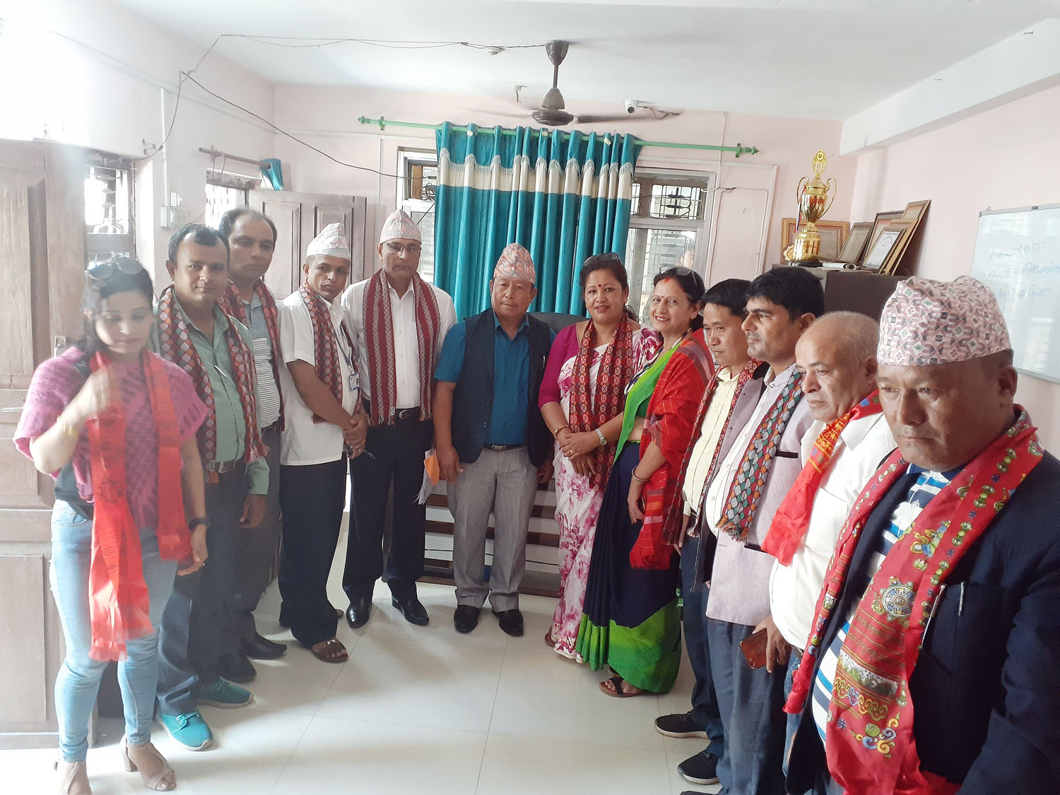 म्याङलुङ र पथरीशनिश्चरेका विकास तथा न्यायिक सम्पादनका गतिविधिका जानकारी आदान प्रदान