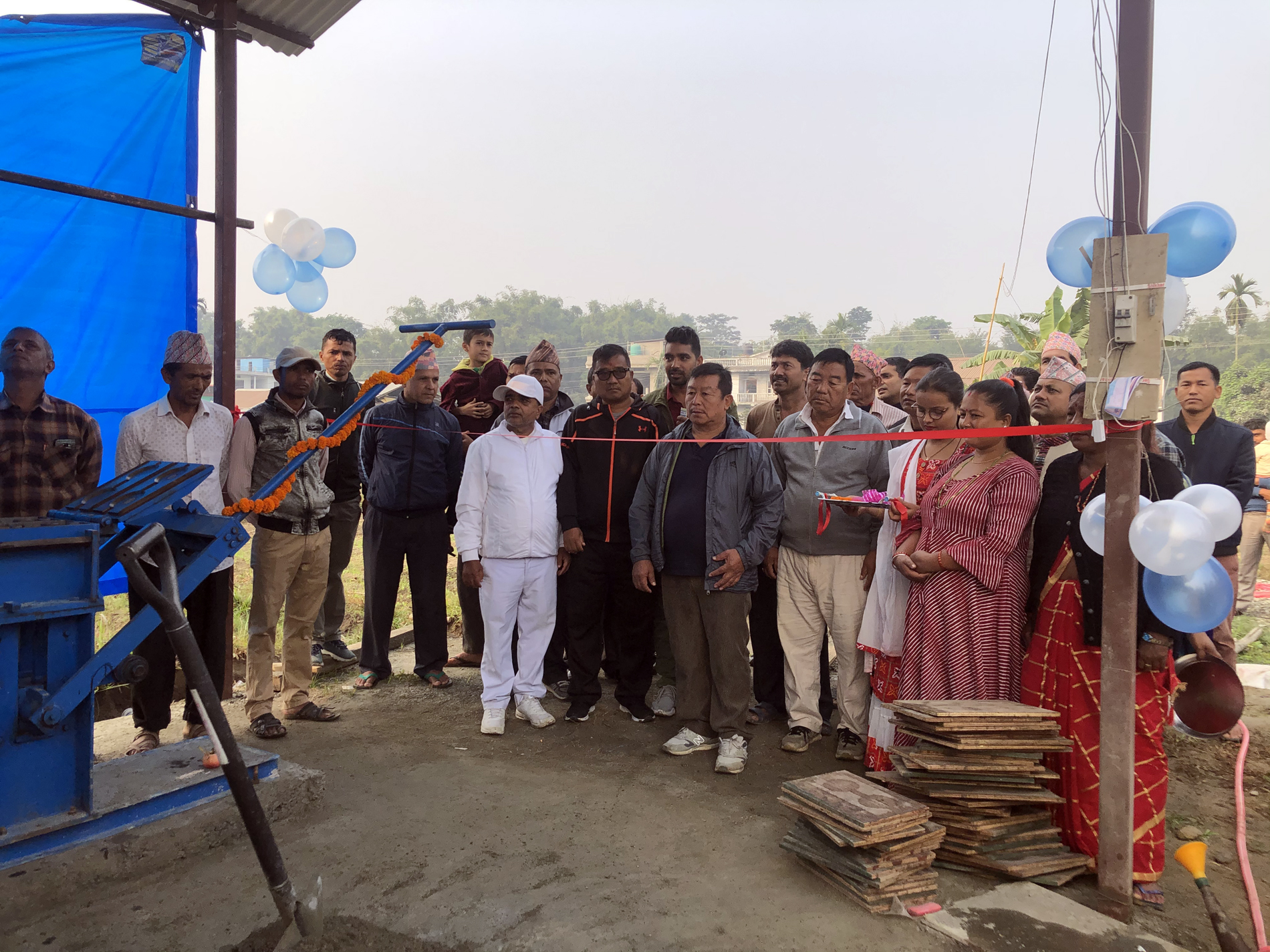 शनिश्चरेमा आरभी ड्रिमल्याण्ड कंक्रिट उद्योगको उद्घाटन