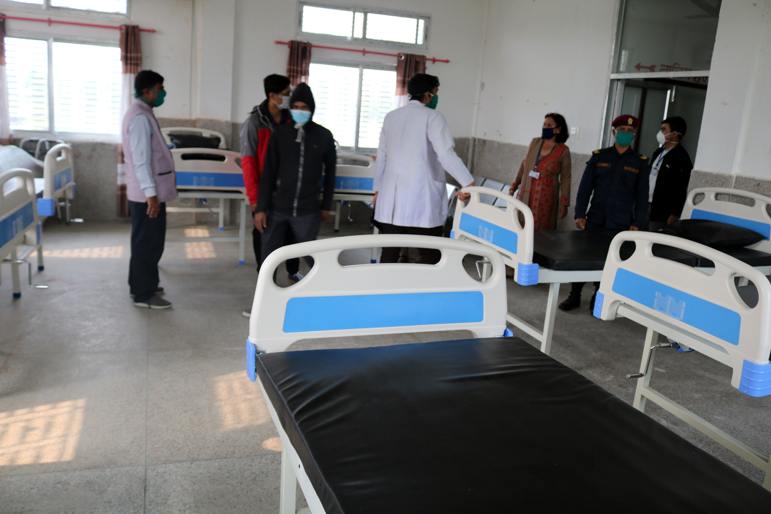 पथरीशनिश्चरे नगरपालिकाद्वारा १० बेडको आइसोलेसन वार्ड तयार