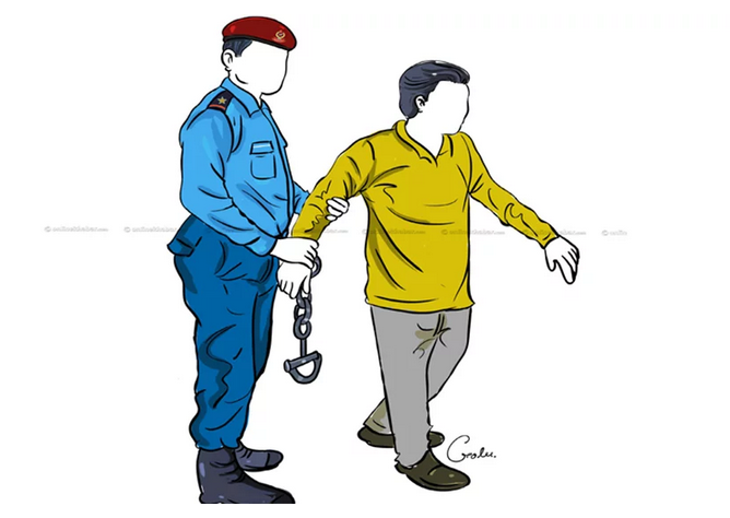 आफ्नै श्रीमतीको हत्या आरोपमा युवक पक्राउ