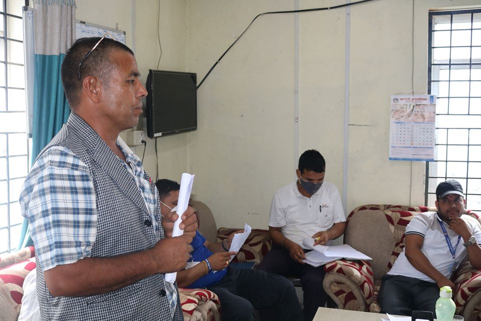 आर्थिक वर्षका लागि सामाजिक विकास समितिको विषयमाथि छलफल