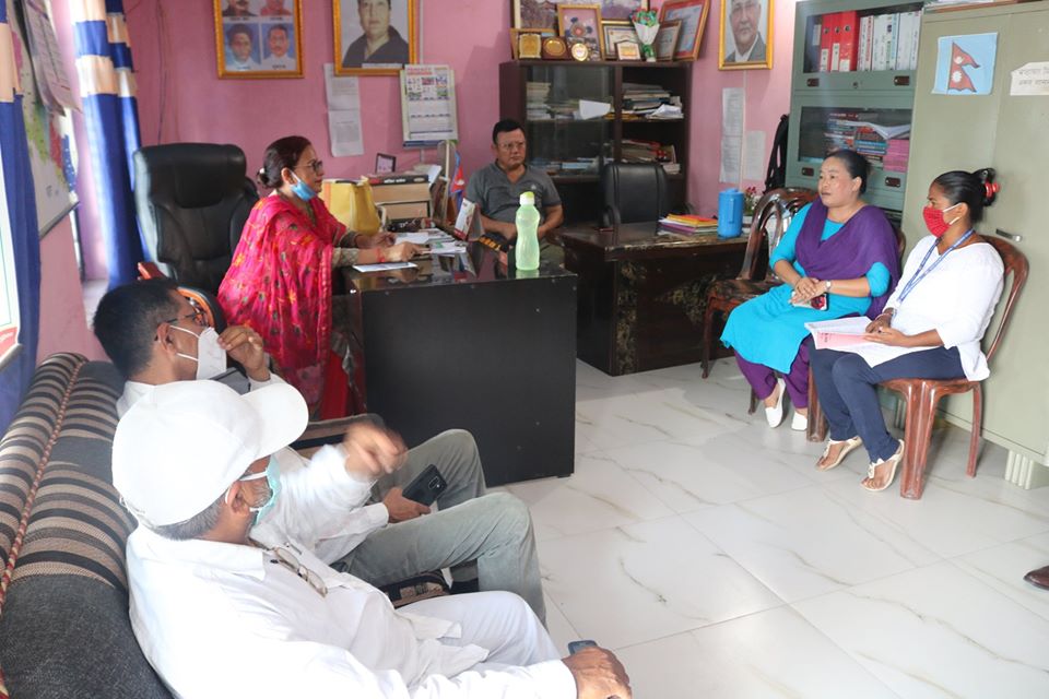 पथरी शनिश्चरेमा राजस्व परामर्श र भौतिक पूर्वाधार समितिको बैठक