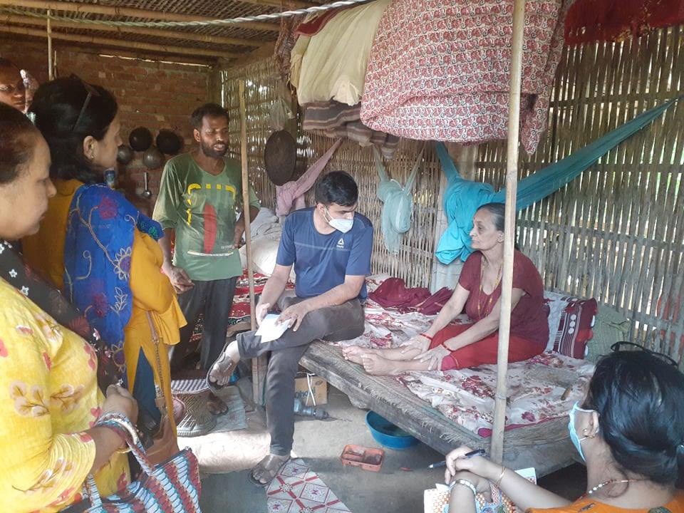 पथरी शनिश्चरेमा शारीरिक असक्तहरुको अनुगमन्