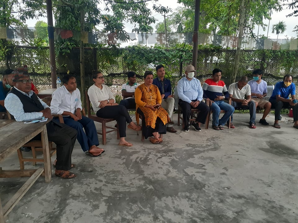 पथरी शनिश्चरेमा कृषि परियोजनाका लागि जग्गाका बारेमा छलफल