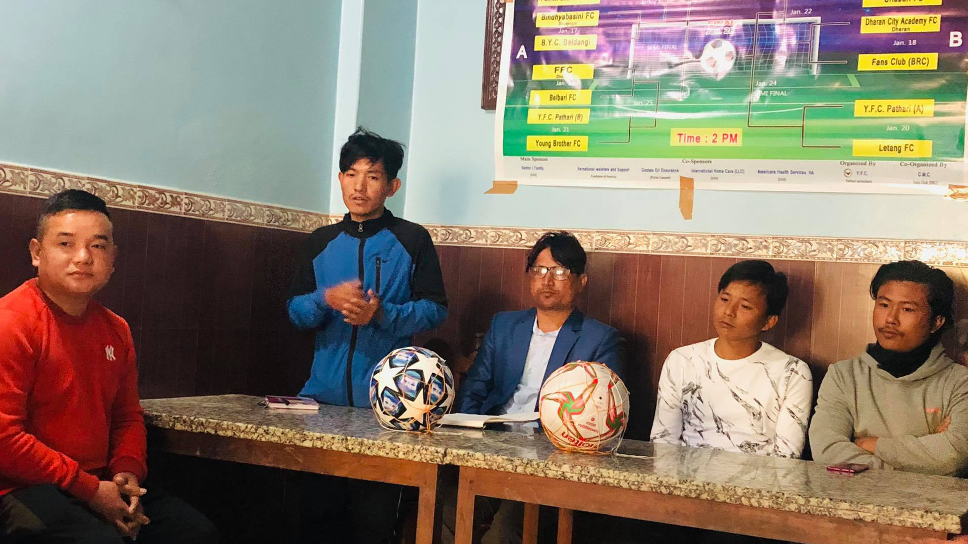 भुटानी शरणार्थी शिविरमा फुटबल च्यालेन्ज कप २०२१ हुने