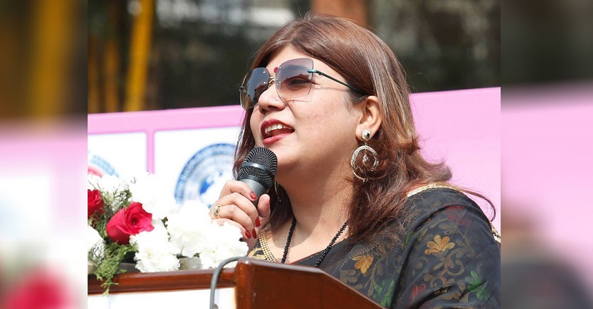 बिन्दवासिनी म्युजिक प्रालिकी सञ्चालिका लिना शर्मा पक्राउ