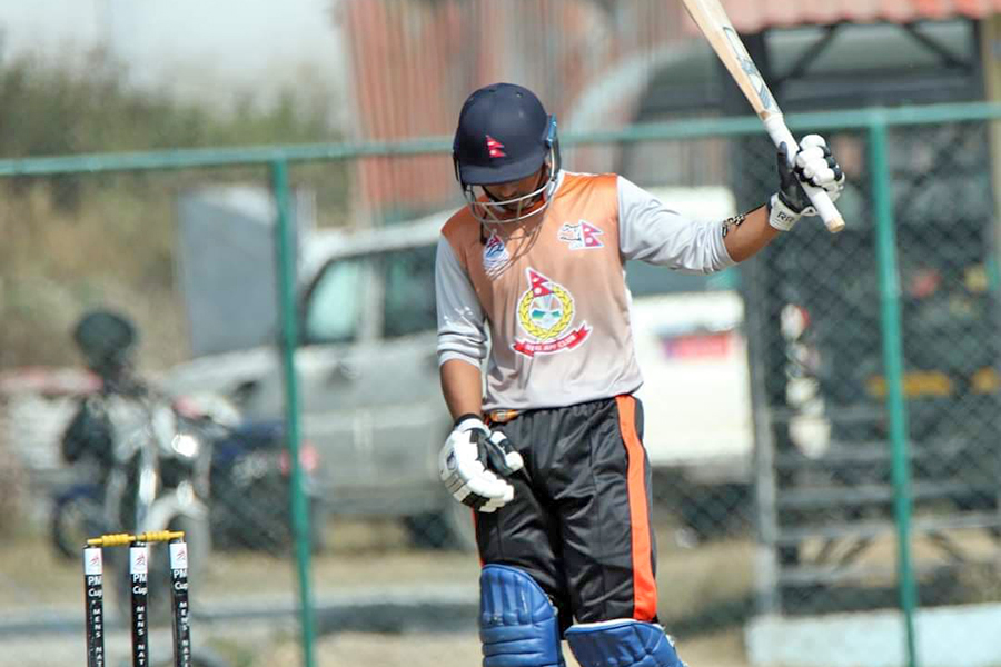 पीएम कप क्रिकेट : कर्णालीलाई एपीएफको २१९ रनको लक्ष्य