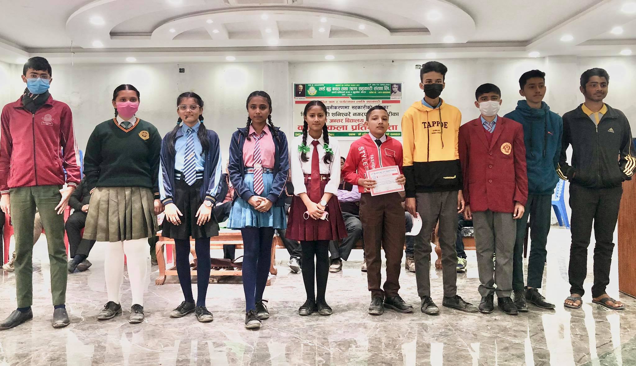 लर्ड बुद्ध साकोसद्वारा वक्तृत्वकला प्रतियोगिता