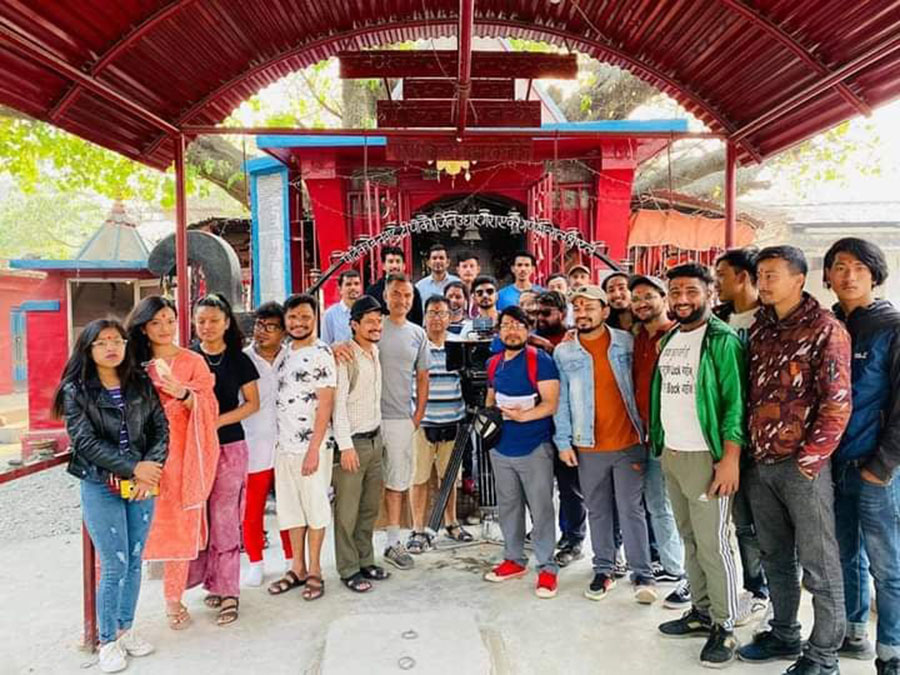 दया र प्रकृतीको ‘बिहे पास’को छायांकन सुरु