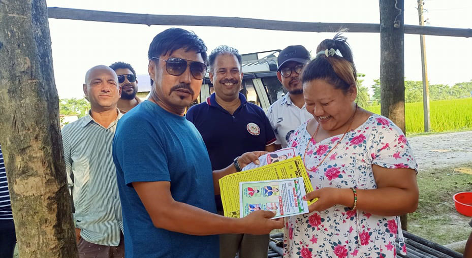 सभापति पदका दाबेदार बोखिमको टिम चुनावी प्रचार प्रसारमा (फोटो फिचर)