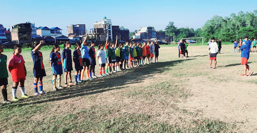 उपमेयर कप पथरीशनिश्चरेका लागि महिला खेलाडी छनौट