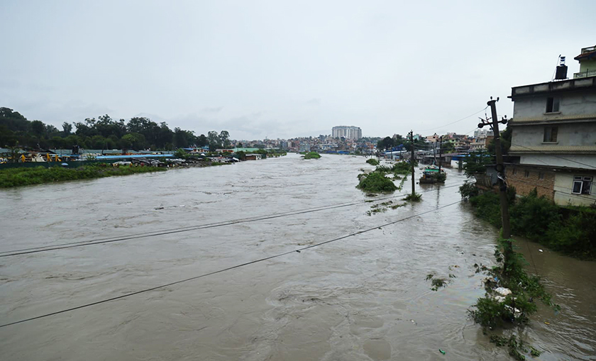 बल्खु र बालाजुको तरकारी बजार डुब्दा करोडौंको क्षति