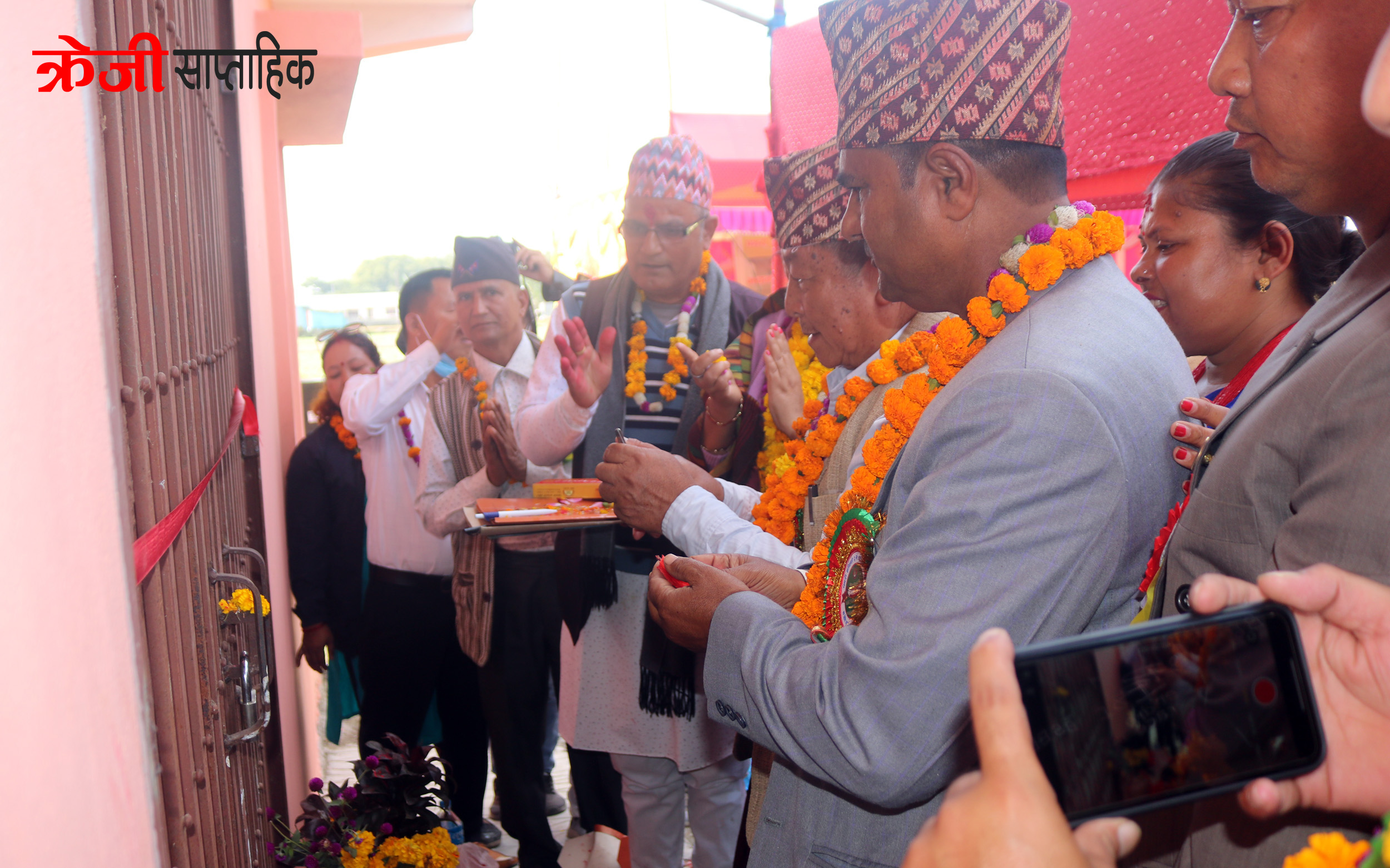 पथरीशनिश्चरे–२ को नवनिर्मित कार्यालय भवन उद्घाटन