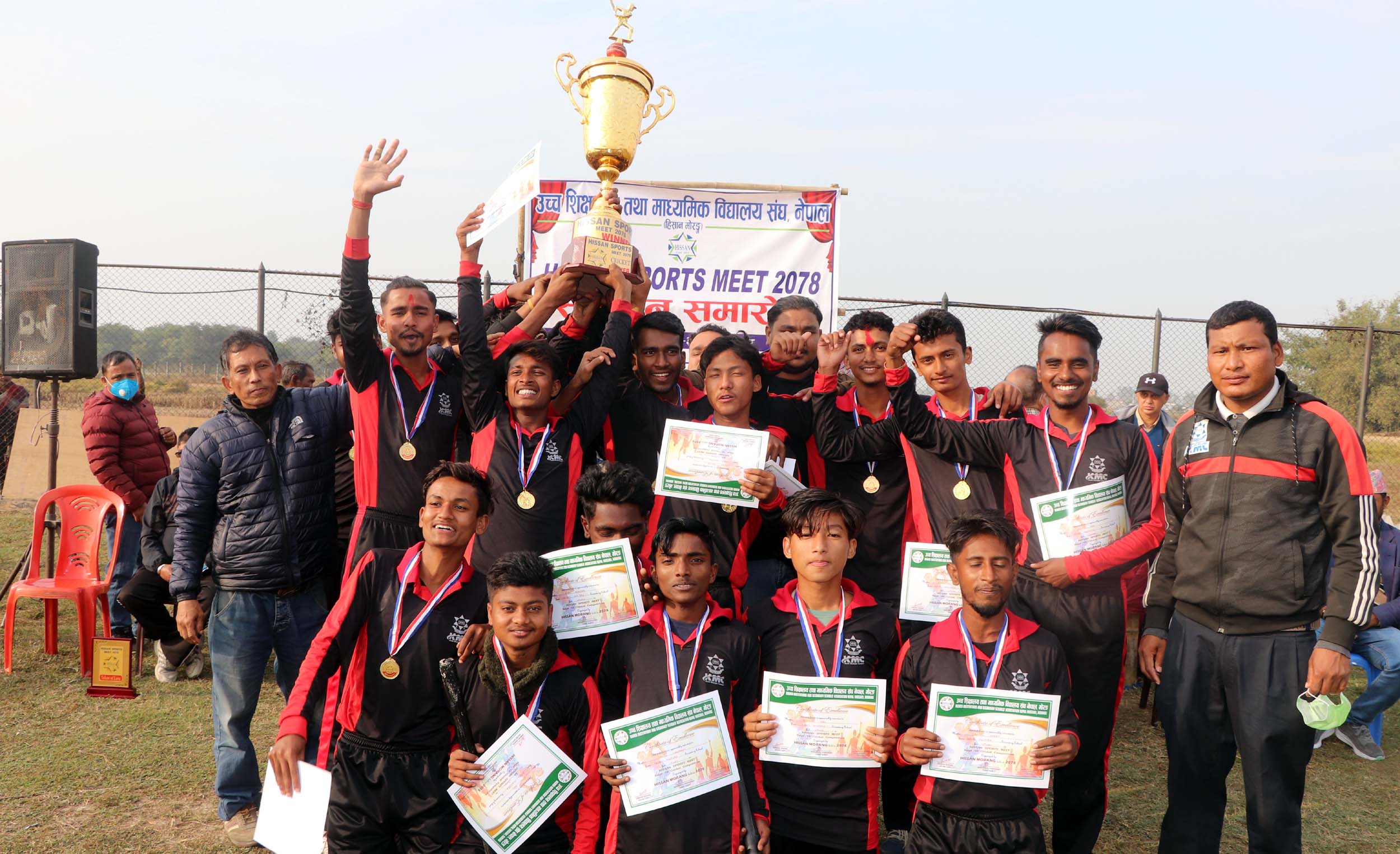हिसान क्रिकेटको उपाधि कोशी क्याम्पसलाई