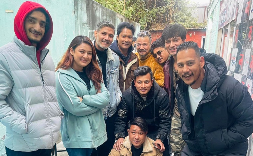 दुई वर्षपछि फिल्म सेटमा बर्षा