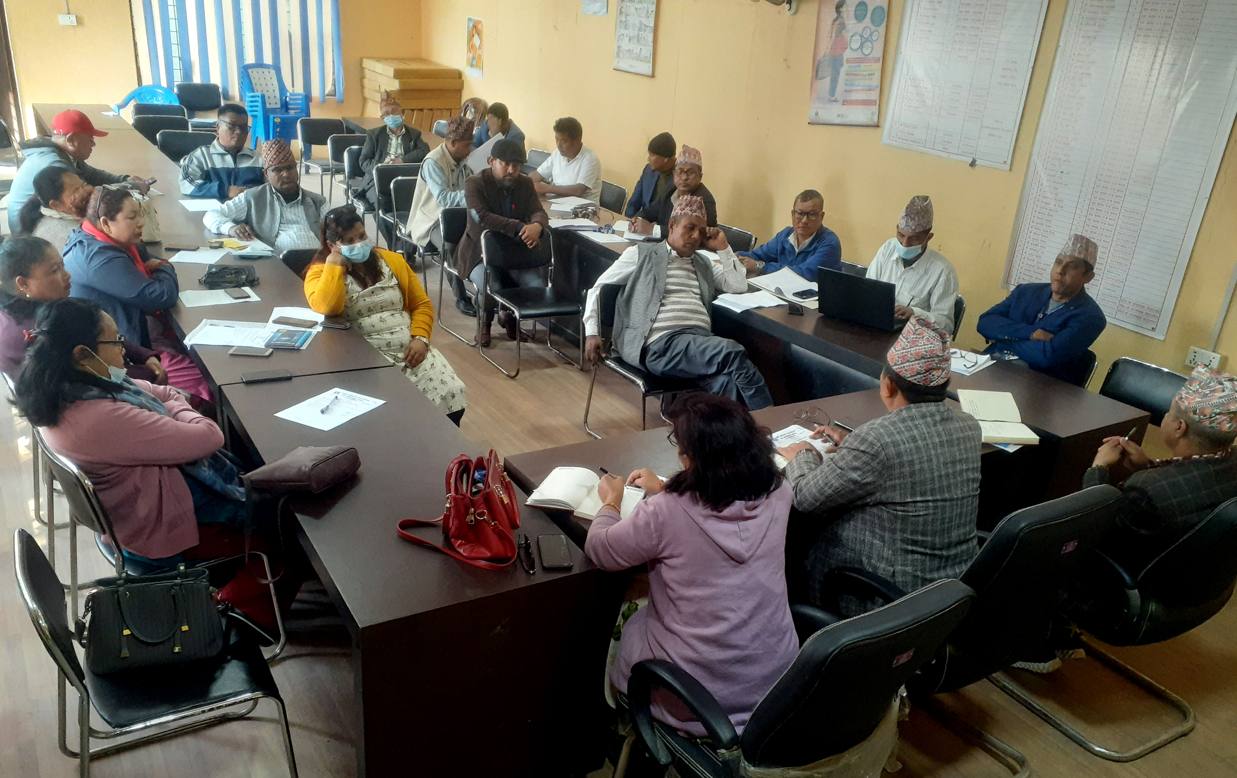 नगरसभाको तयारी सहितका विषयमा छलफल