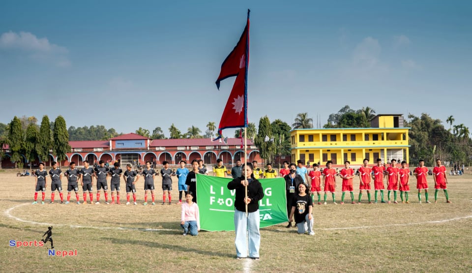 दोस्रो अध्यक्ष कप रनिङ शिल्ड फुटबल प्रतियोगिताको सेमिफाइनलमा वडा नं ५
