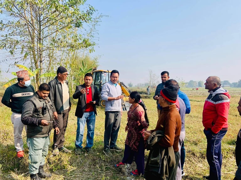 बक्रा घाट निर्माणको प्रारुप, निर्माण स्थलमा सडक विस्तार थालियो