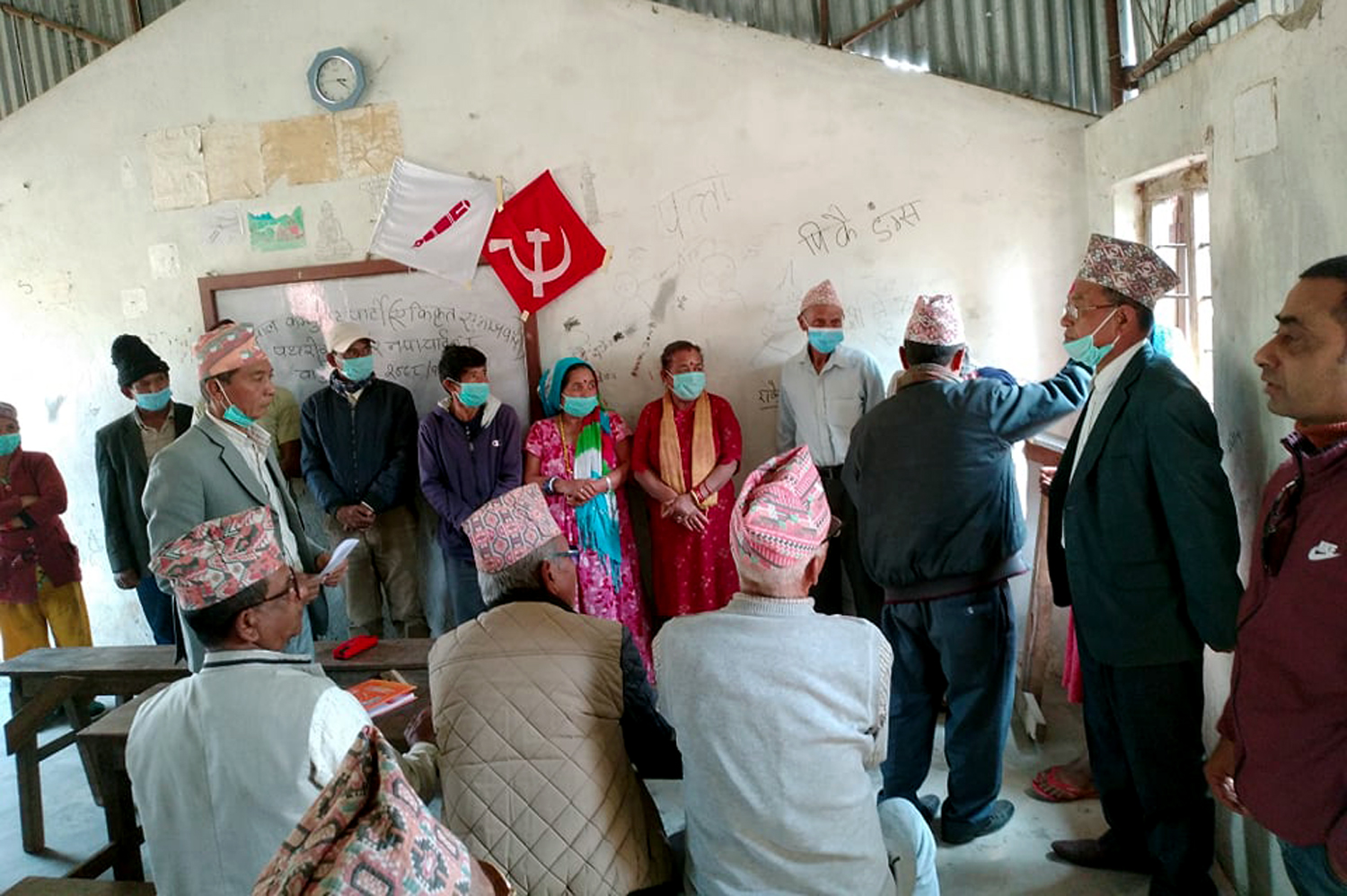 पथरीशनिश्चरे–८ मा नेकपा–एसको वडा कमिटी गठन