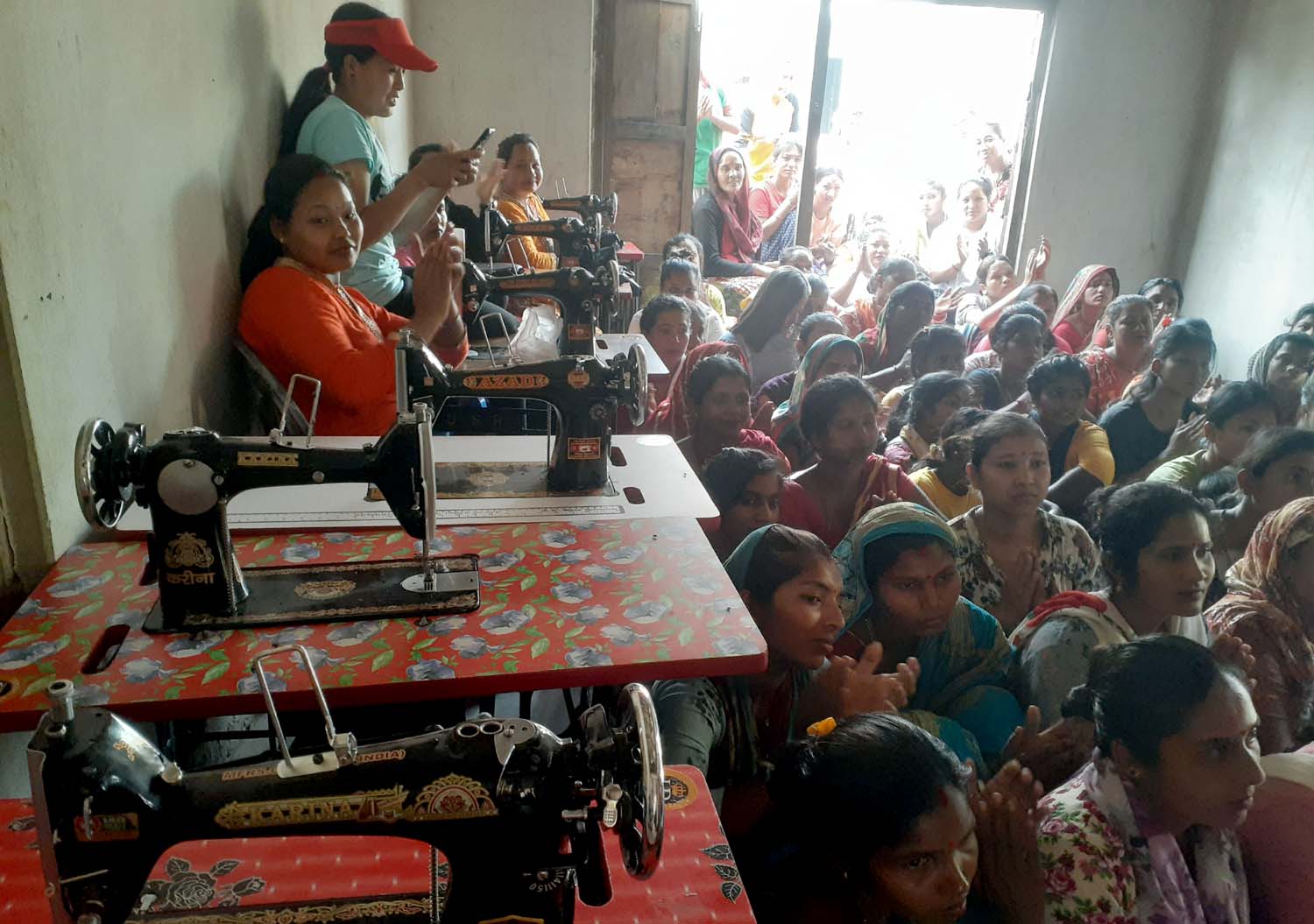 भातेगौंडामा सिलाई कटाइ तालिम