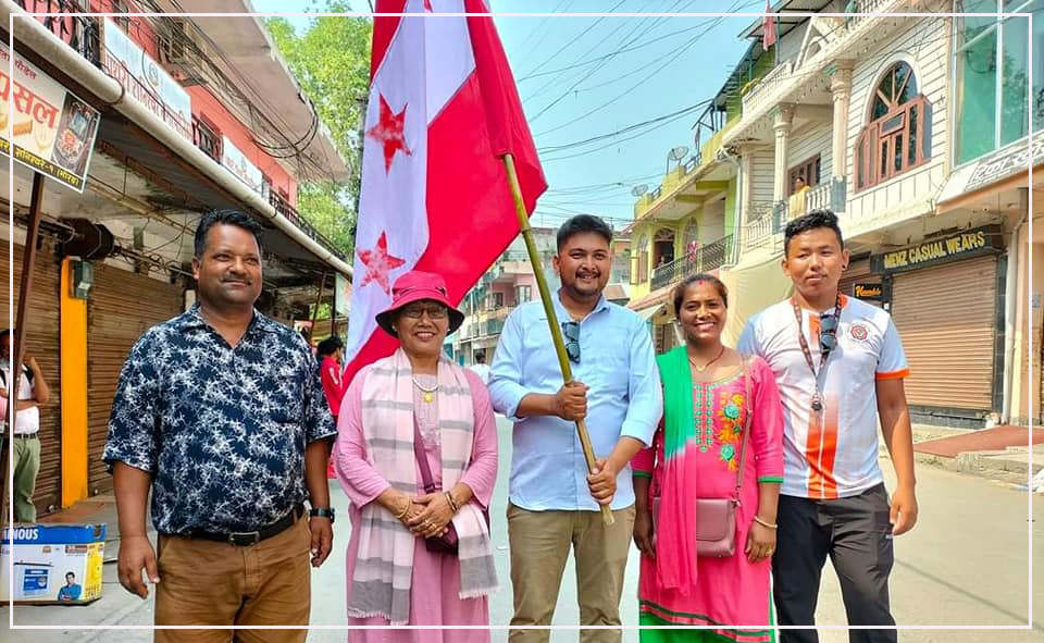 पथरीशनिश्चरे १० मा काङग्रेसको चुनावी प्रचार तिव्र