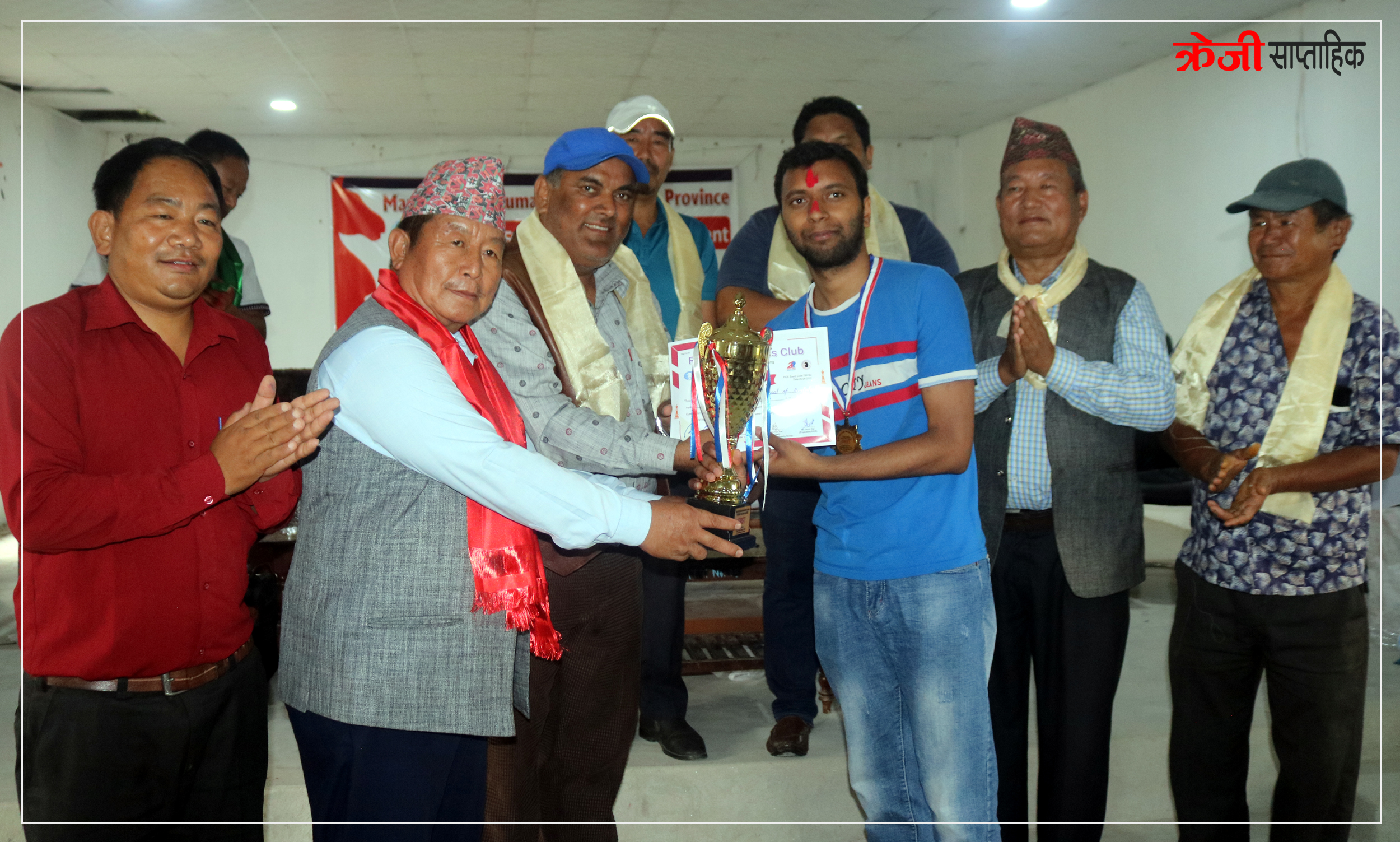 सहिद रत्नकुमार वान्तावा बुद्धिचाल प्रतियोगिताको उपाधि रुपेशलाई
