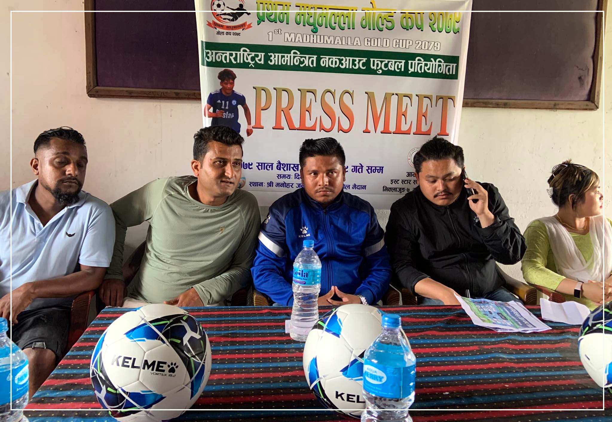 मधुमल्लाको महत्व दर्शाउन गोल्डकप आयोजना