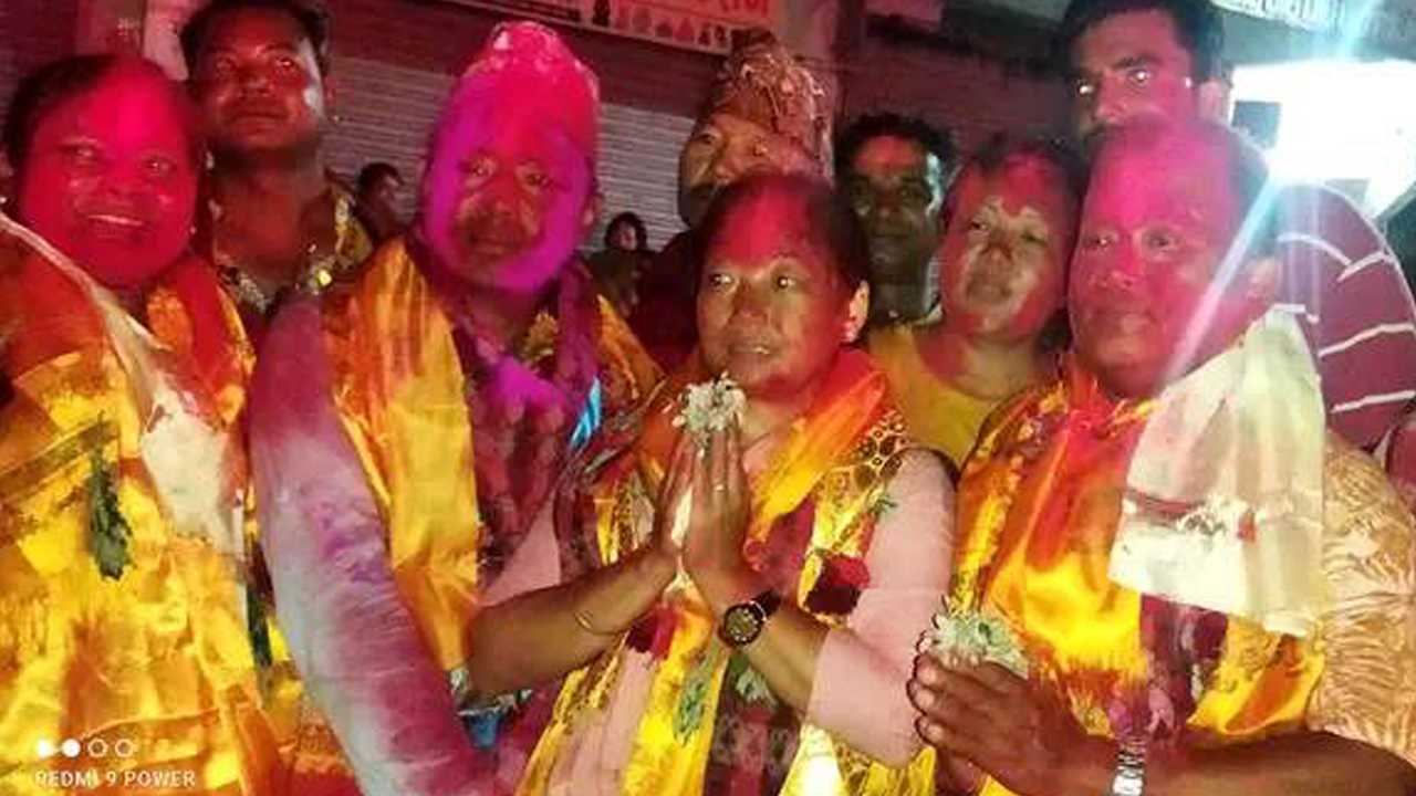 पथरीशनिश्चरे २ मा एमालेका नैना राई विजयी