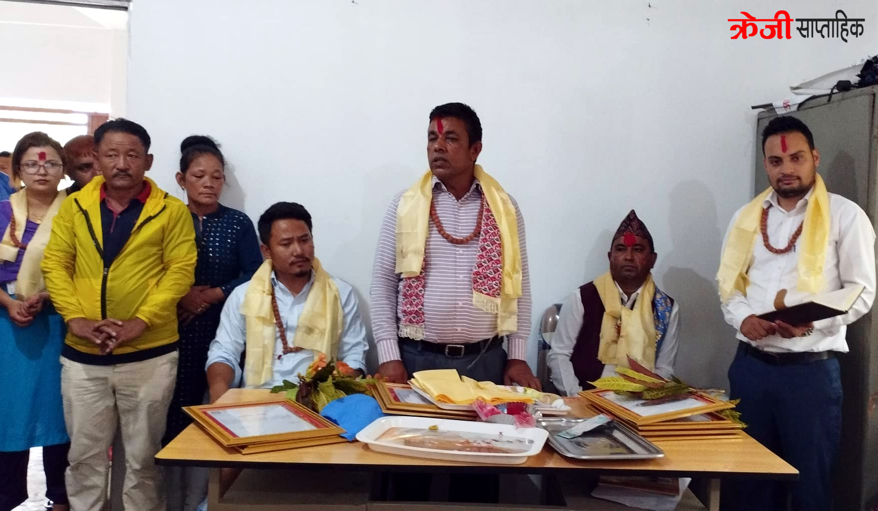 पथरीशनिश्चरे ७ मा स्वागत तथा विदाइ कार्यक्रम