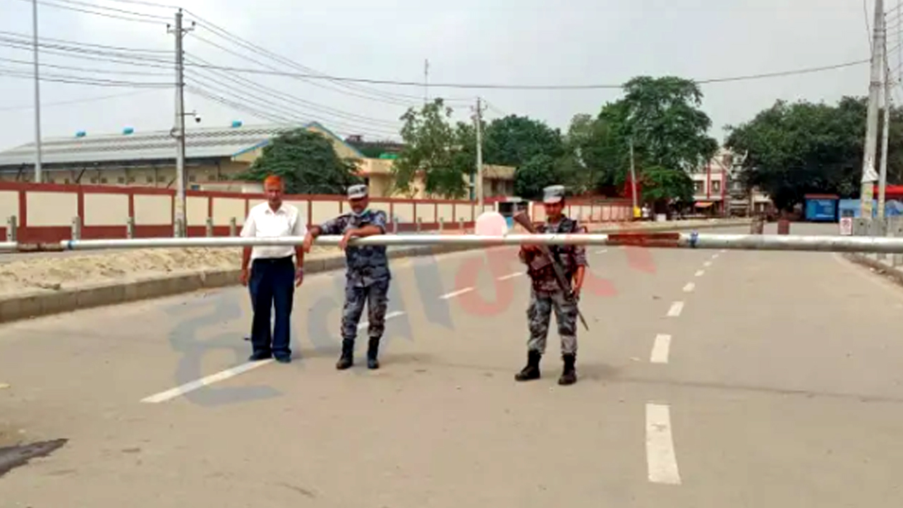 स्थानीय तह निर्वाचनको लागि नेपाल–भारत सीमा नाका ठप्प