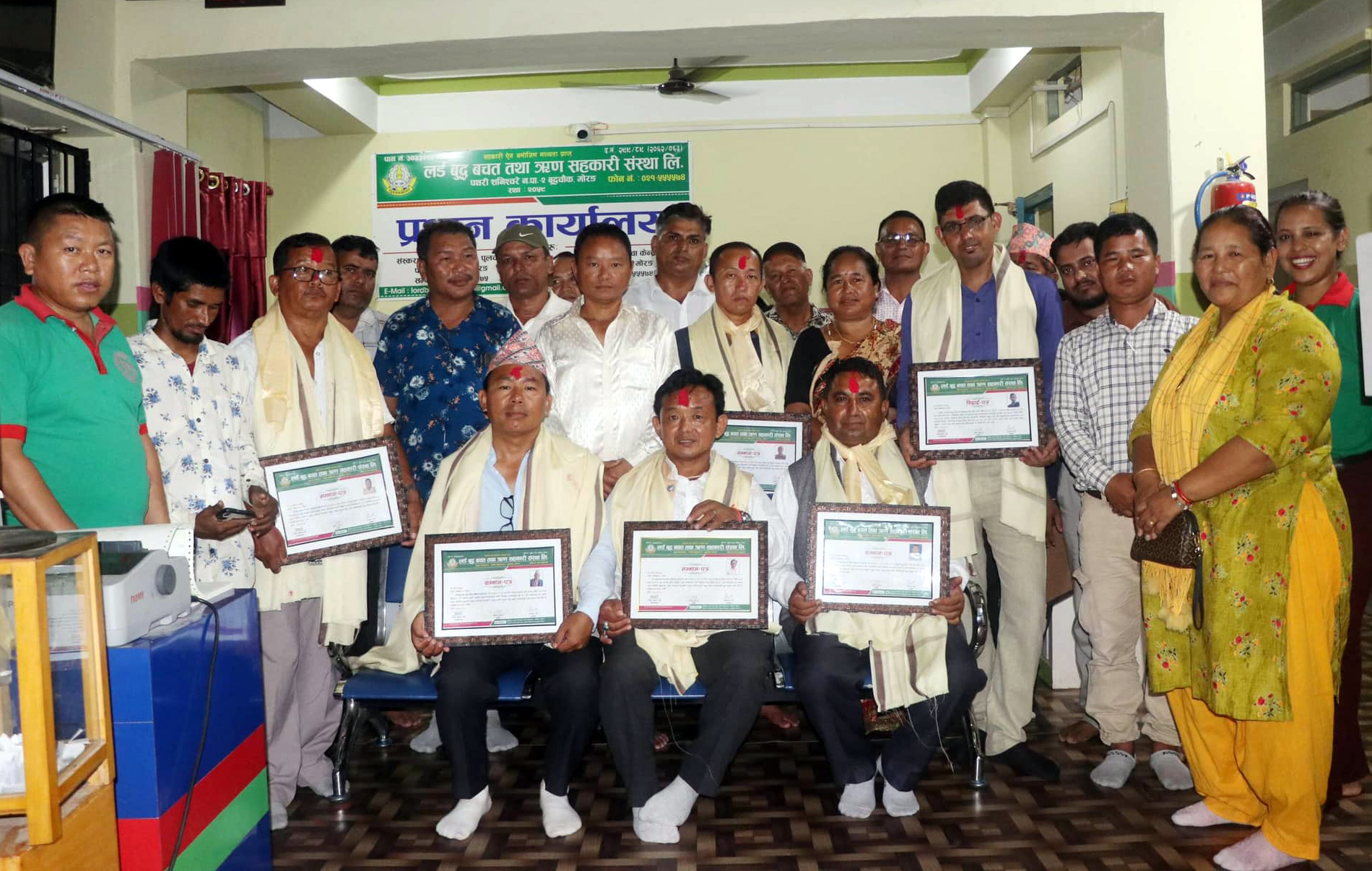 लर्डबुद्धद्वारा नवनिर्वाचित जनप्रतिनिधिहरु सम्मानित