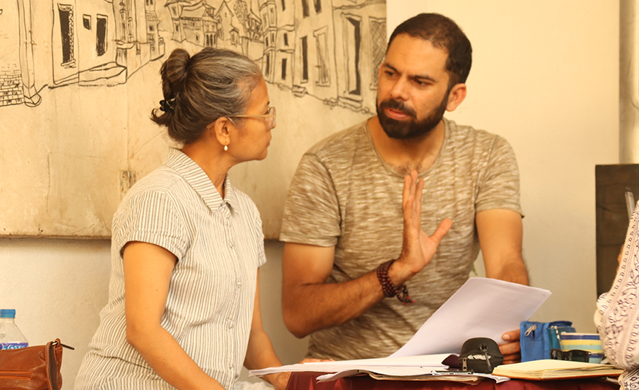 नाटक ‘साबिती’मा अभिनय गर्न चर्चित भारतीय रंगकर्मी अनुराधा मजुमदार काठमाडौंमा