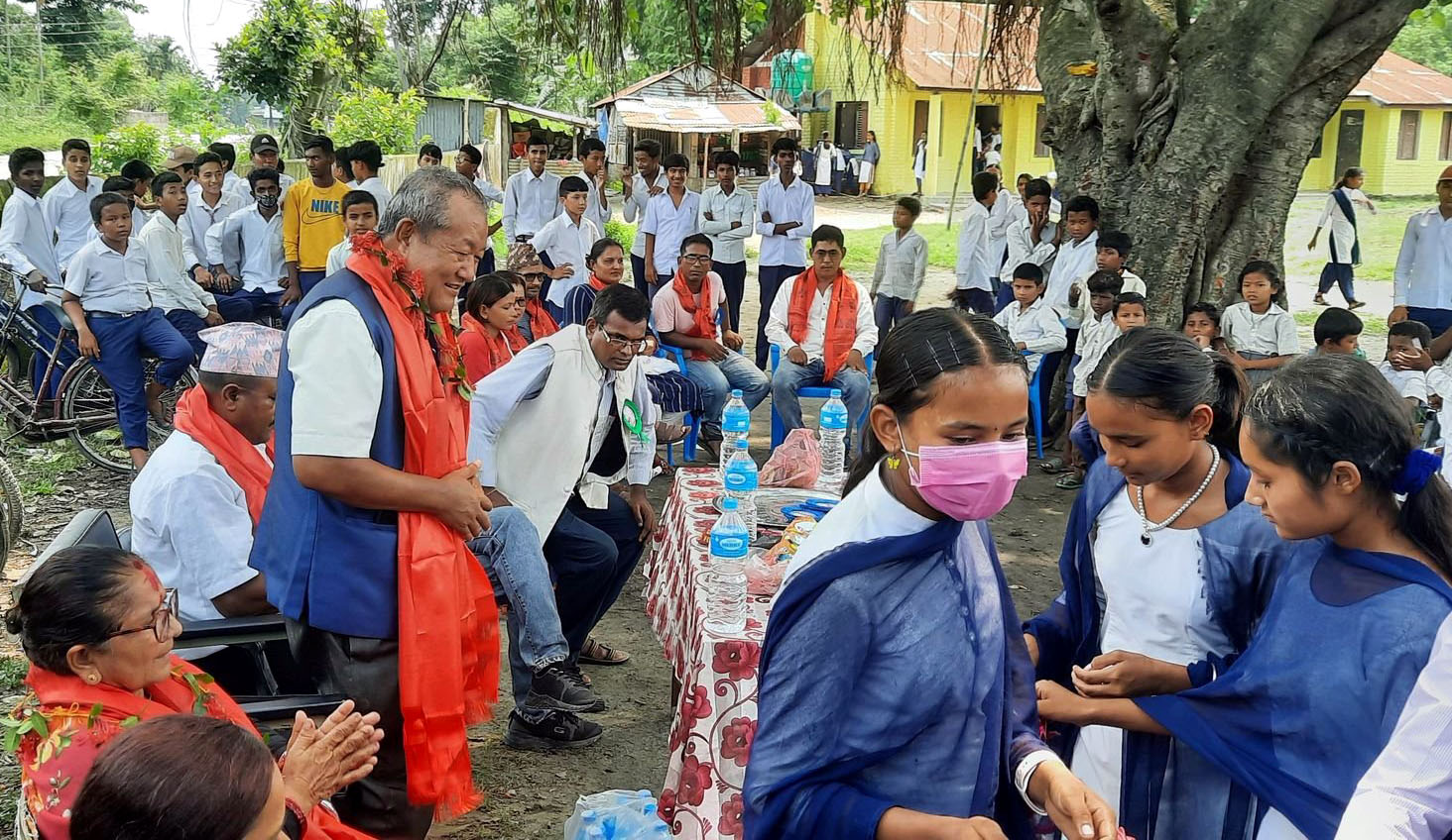 जनप्रतिनिधिहरुलाई स्वागत सम्मान