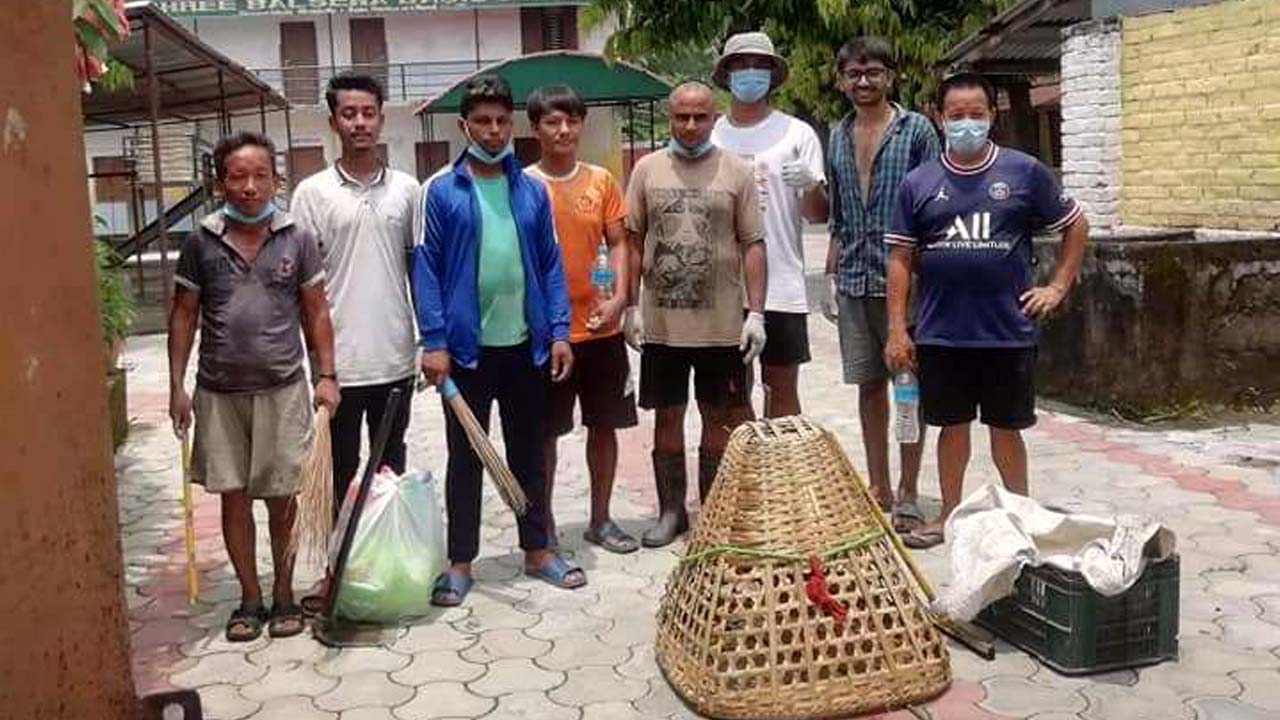 बालसेवा आधारभूत विद्यालयमा सरसफाई