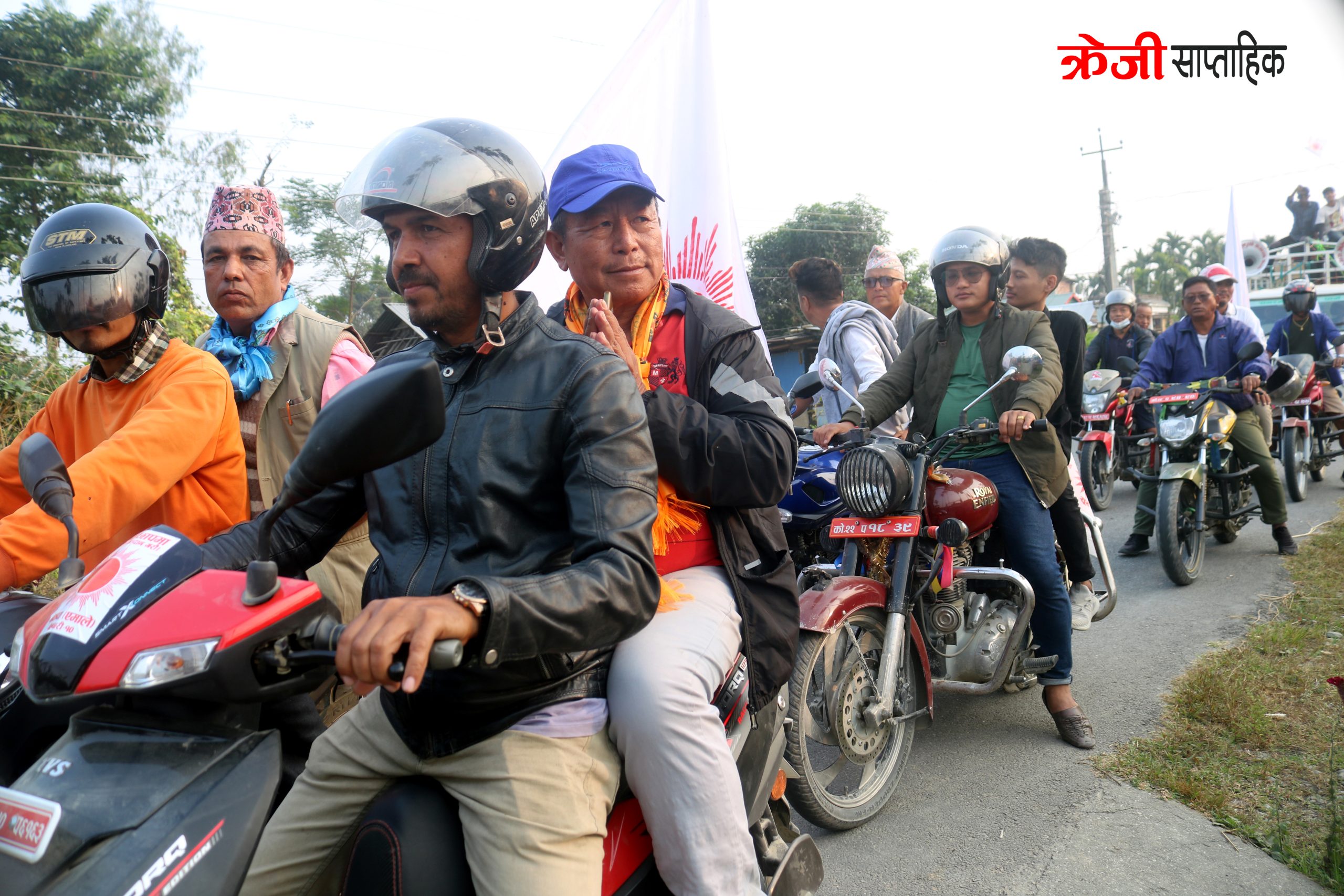 पथरीमा एमालेको घरदैलो : वडाबासी भन्छन्–‘दिलिपले नै जित्नुपर्छ’