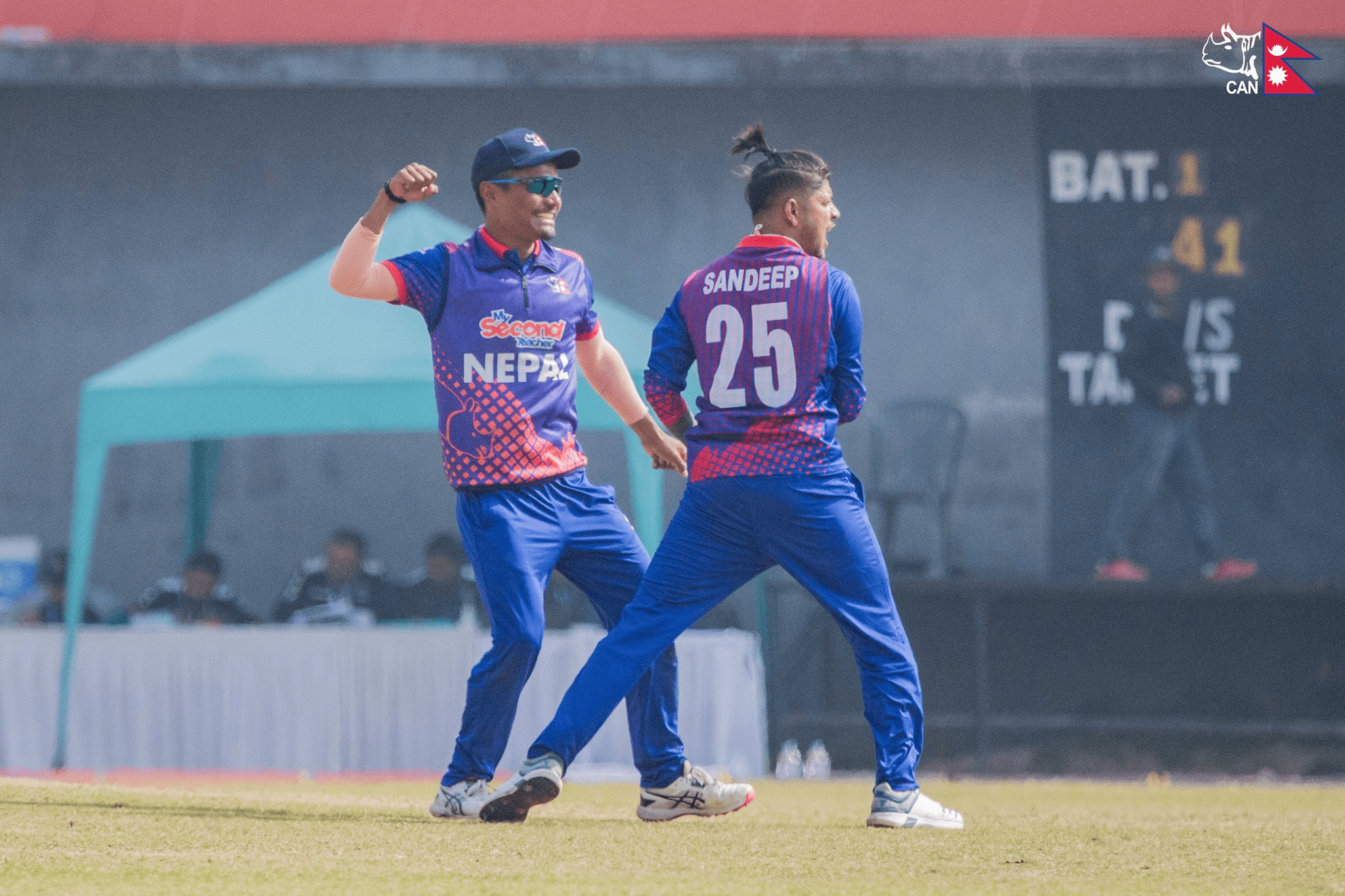 नेपाली टोलीको घोषणा, सन्दीप परेनन्