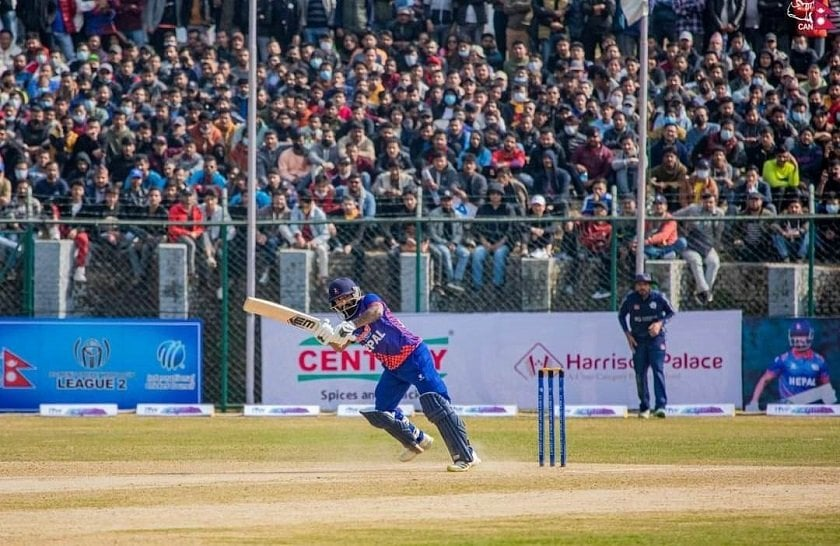 नेपालको लगातार विकेट पतन