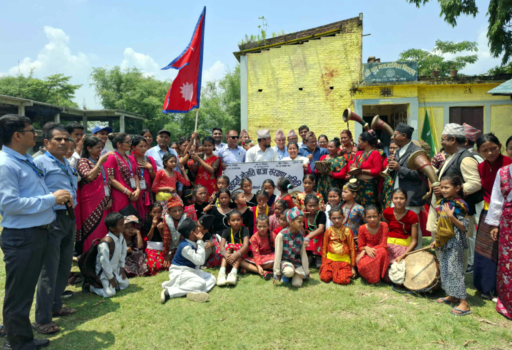 वडा नं. ८ मा नौमती बाजा प्रशिक्षण समापन