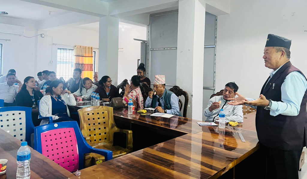 पालिका स्तरीय द्रुत प्रतिकार्य समिति र टोली सम्बन्धी पैरवी कार्यक्रम सम्पन्न