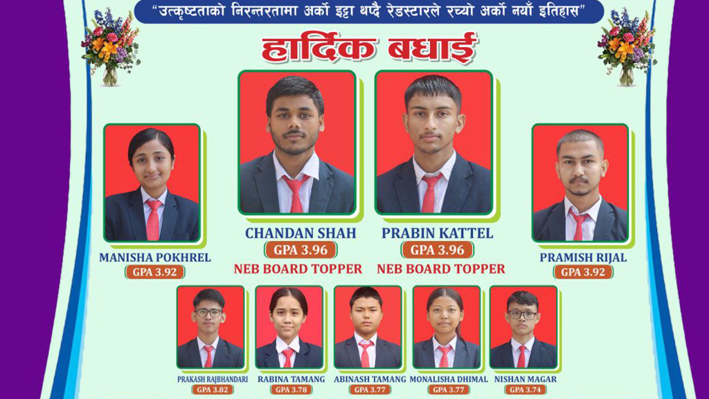 सर्वाेत्कृष्ट रेडस्टारका चन्दन र प्रविण नेपाल प्रथम !